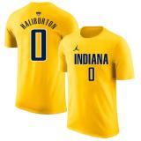 Camiseta Indiana Pacers-Tyrese Haliburton (Yellow)